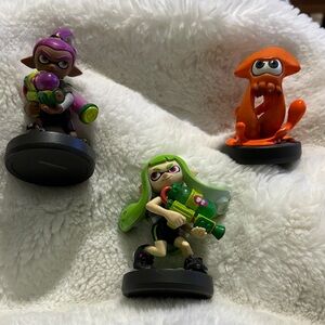 Splatoon Alternate color amiibos